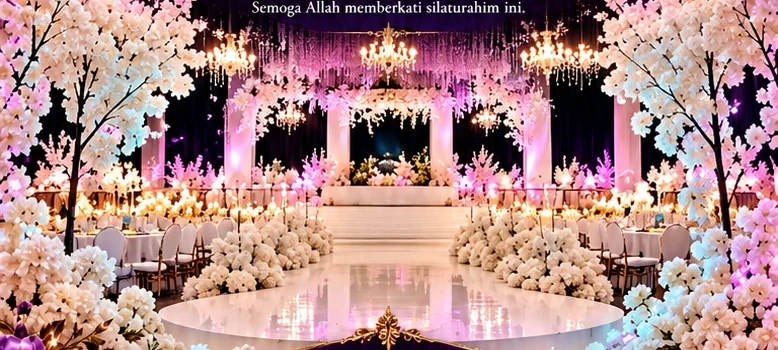 Suasana pelamin perkahwinan